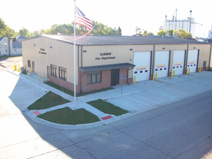 Glidden fire department building